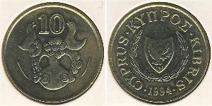 10 Cent Cipro (1960 - ) Ottone 