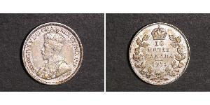 10 Cent Canadá Plata Jorge V (1865-1936)