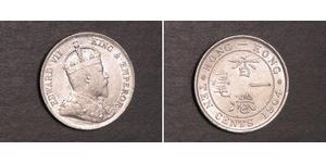 10 Cent Hong Kong Plata Eduardo VII (1841-1910)