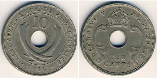 10 Cent Africa orientale Rame/Nichel 