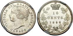 10 Cent Kanada Silber Victoria (1819 - 1901)