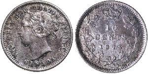 10 Cent Kanada Silber Victoria (1819 - 1901)