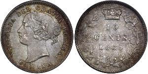 10 Cent Kanada Silber Victoria (1819 - 1901)