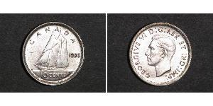 10 Cent Kanada Silber Georg VI (1895-1952)