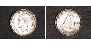 10 Cent Kanada Silber Georg VI (1895-1952)