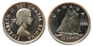 10 Cent Kanada Silber Elizabeth II (1926-2022)