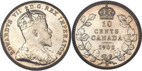 10 Cent Kanada Silber Eduard VII (1841-1910)