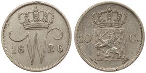 10 Cent Königreich der Niederlande (1815 - ) Silber 