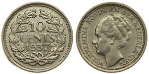 10 Cent Königreich der Niederlande (1815 - ) Silber 
