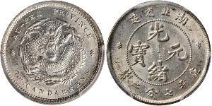 10 Cent Volksrepublik China Silber 