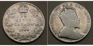 10 Cent Canada Silver Edward VII (1841-1910)