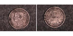 10 Cent Canada Silver Victoria (1819 - 1901)