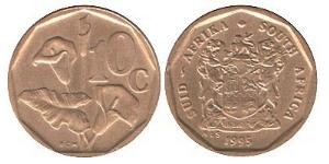 10 Cent 南非 (1910 - ) Steel/黃銅 
