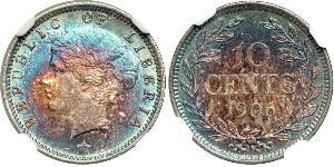 10 Cent 利比里亚 (1847 - )  