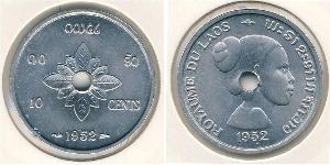 10 Cent 老挝 (1953 - ) 铝 