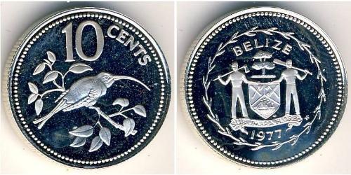 10 Cent 伯利兹 銅/镍 