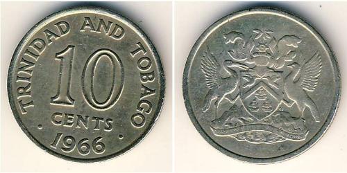 10 Cent 千里達及托巴哥 銅/镍 