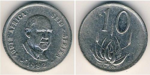 10 Cent 南非 (1910 - ) 銅/镍 