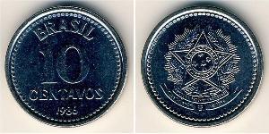 10 Centavo Brasile Acciaio 