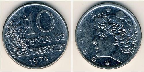 10 Centavo Brésil Acier 