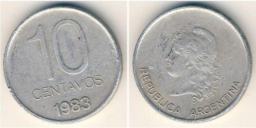 10 Centavo Argentinien (1861 - ) Aluminium 