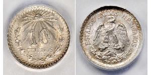 10 Centavo Messico (1867 - ) Argento 