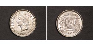 10 Centavo Repubblica Dominicana Argento 