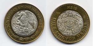 10 Centavo Messico (1867 - ) Bimetal 