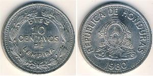 10 Centavo Honduras (1821 - ) Brass 