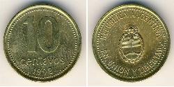 10 Centavo República Argentina (1861 - ) Bronce/Aluminio 