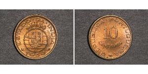 10 Centavo Inde portugaise (1510-1961) Bronze 