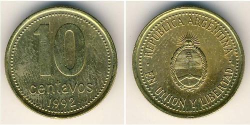 10 Centavo Argentine Republic (1861 - ) Bronze/Aluminium 