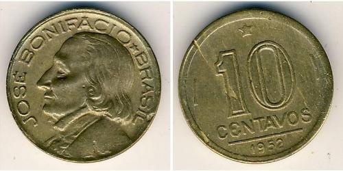 10 Centavo Brasilien Bronze/Aluminium 