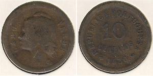 10 Centavo Portogallo / Cape Verde (1456 - 1975) Bronzo 