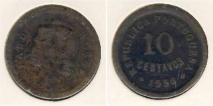 10 Centavo Portogallo / Cape Verde (1456 - 1975) Bronzo 