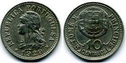10 Centavo Santo Tomé y Príncipe (1469 - 1975) Cobre/Zinc 