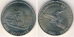 10 Centavo Cuba (1898 - ) Copper/Nickel 
