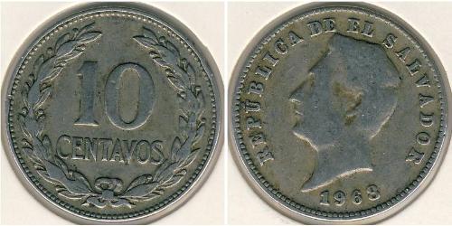 10 Centavo Salvador Cuivre/Nickel 