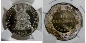 10 Centavo Honduras (1821 - ) Kupfer/Nickel 