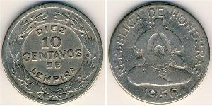 10 Centavo Honduras (1821 - ) Níquel/Cobre 