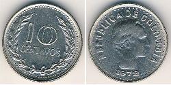 10 Centavo Republica de Colombia (1886 - ) Níquel/Cobre 