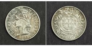 10 Centavo Primera República Portuguesa (1910 - 1926) Plata 