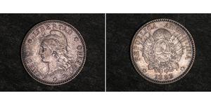 10 Centavo República Argentina (1861 - ) Plata 