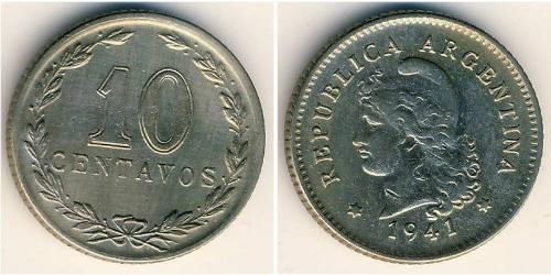 10 Centavo Argentina (1861 - ) Rame/Nichel 