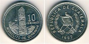 10 Centavo Guatemala (1838 - ) Rame/Nichel 