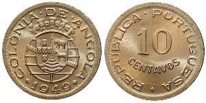 10 Centavo Portuguese Angola (1575-1975) Rame/Nichel 