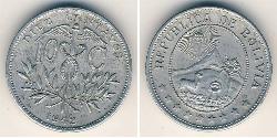 10 Centavo Bolivia (1825 - ) Zinco 