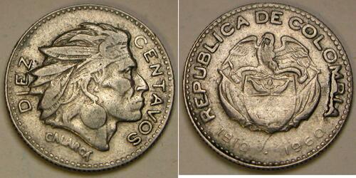 10 Centavo Colombia  