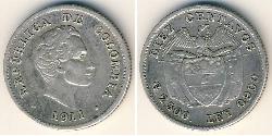 10 Centavo 哥伦比亚 銀 