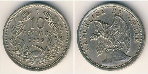 10 Centavo 智利 銅/镍 